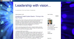 Desktop Screenshot of leadershipandvision.blogspot.com