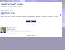 Tablet Screenshot of leadershipandvision.blogspot.com