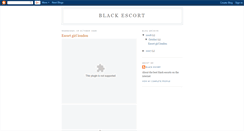 Desktop Screenshot of blackescort.blogspot.com