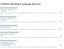 Tablet Screenshot of childrensreadinglanguagesoftware.blogspot.com