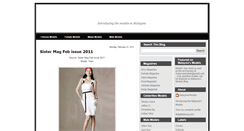 Desktop Screenshot of malaysiamodels.blogspot.com