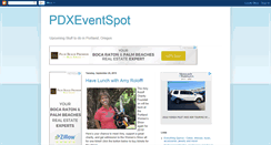 Desktop Screenshot of pdxeventspot.blogspot.com