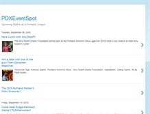 Tablet Screenshot of pdxeventspot.blogspot.com