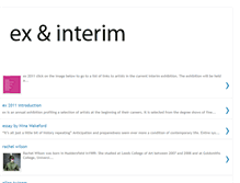 Tablet Screenshot of ex-interim.blogspot.com