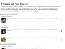 Tablet Screenshot of animatedartfacepainting.blogspot.com