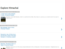Tablet Screenshot of explore-himachal.blogspot.com