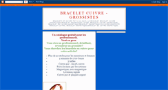 Desktop Screenshot of braceletcuivregrossistes.blogspot.com