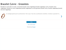 Tablet Screenshot of braceletcuivregrossistes.blogspot.com