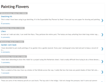 Tablet Screenshot of paintingflowers.blogspot.com