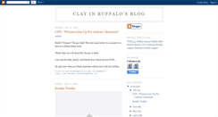 Desktop Screenshot of clayinbuffalo.blogspot.com