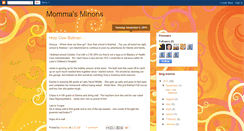 Desktop Screenshot of mommasminons.blogspot.com