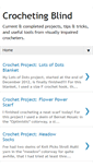 Mobile Screenshot of crochetingblind.blogspot.com
