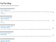 Tablet Screenshot of bobbiesfairtaxblog.blogspot.com
