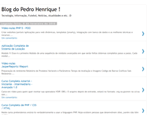 Tablet Screenshot of blogdopedrohenriq.blogspot.com
