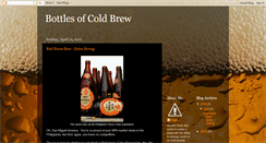 Desktop Screenshot of bottlesofcoldbrew.blogspot.com