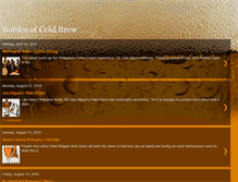 Tablet Screenshot of bottlesofcoldbrew.blogspot.com