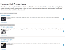 Tablet Screenshot of hammerfistproductions.blogspot.com