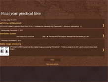 Tablet Screenshot of finalyearpracticalfiles.blogspot.com