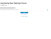 Tablet Screenshot of forum-angdatingdaan.blogspot.com