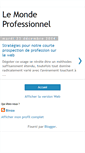 Mobile Screenshot of mondeprofessionnel.blogspot.com