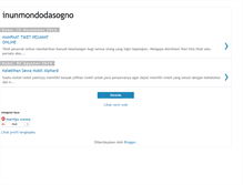 Tablet Screenshot of inunmondodasogno.blogspot.com