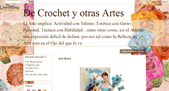 Desktop Screenshot of decrochetyotrasartes.blogspot.com