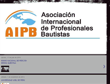 Tablet Screenshot of profesionalbautista.blogspot.com