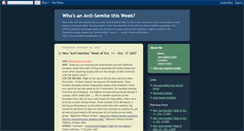 Desktop Screenshot of anti-semite.blogspot.com