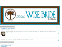 Tablet Screenshot of floridawisebride.blogspot.com