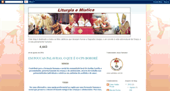 Desktop Screenshot of liturgiaemistica.blogspot.com