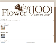 Tablet Screenshot of flowerbyjoo.blogspot.com
