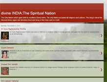 Tablet Screenshot of divineindians.blogspot.com