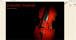 Desktop Screenshot of preludiomusical.blogspot.com