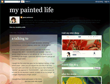 Tablet Screenshot of janetspaintedlife.blogspot.com