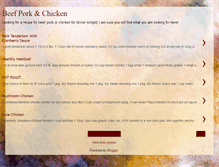 Tablet Screenshot of beef-pork-chicken.blogspot.com