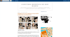 Desktop Screenshot of concursobeneficodedonmarco.blogspot.com