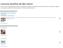 Tablet Screenshot of concursobeneficodedonmarco.blogspot.com