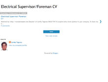 Tablet Screenshot of electricalsupervisorforemancv.blogspot.com