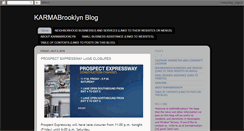 Desktop Screenshot of karmabrooklyn.blogspot.com