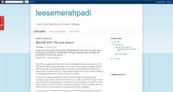 Desktop Screenshot of leesemerahpadi.blogspot.com