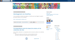 Desktop Screenshot of ktnn-sharepoint.blogspot.com