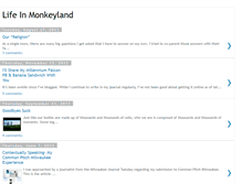 Tablet Screenshot of lifeinmonkeyland.blogspot.com