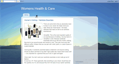 Desktop Screenshot of femcare.blogspot.com
