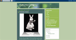 Desktop Screenshot of findingsilverlinings.blogspot.com