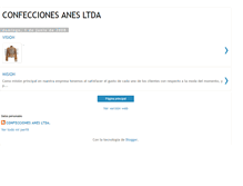 Tablet Screenshot of confeccionesanes.blogspot.com