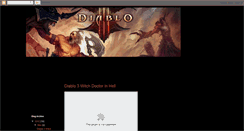 Desktop Screenshot of diablo-3-downloads.blogspot.com