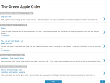 Tablet Screenshot of greenapplecider.blogspot.com