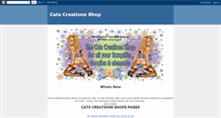 Desktop Screenshot of catscreationsshop.blogspot.com