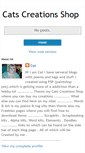 Mobile Screenshot of catscreationsshop.blogspot.com