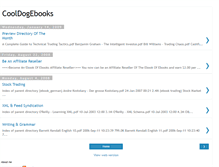 Tablet Screenshot of cooldogebooks.blogspot.com